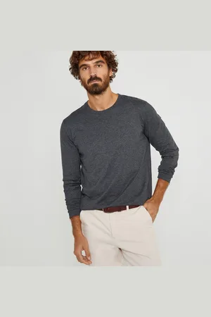 La Redoute T-shirt Girocollo Maniche Lunghe Uomo Taglie XL
