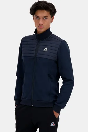 Le Coq Sportif Giacca Ibrida Con Zip E Collo Alto Uomo Taglie M