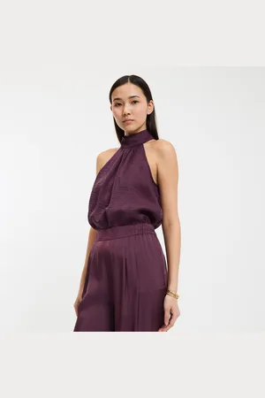 La Redoute Camicia Senza Maniche Con Collo Alto Donna Taglie XS