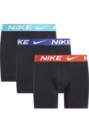 Nike Confezione Da 3 Boxer Lunghi Tinta Unita Dri Fit Uomo Taglie S
