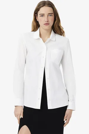 Lacoste Camicia In Popeline Slim-fit Donna Taglie 38 (IT) - 34 (FR)