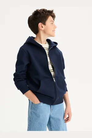 La Redoute Felpa Con Cerniera E Cappuccio Bambino Taglie 18 mesi - 81 cm