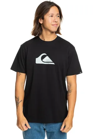 Quiksilver T-shirt Maniche Corte Girocollo Con Logo Uomo Taglie S