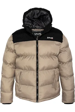 Schott NYC Piumino Bi-colore Con Cappuccio Utah 2 Uomo Taglie S