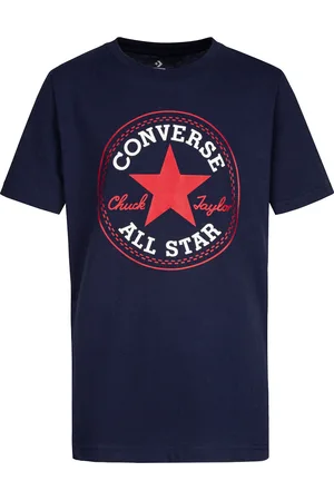 Converse T-shirt A Maniche Corte Bambino Taglie 8/10 anni - 126/138 cm