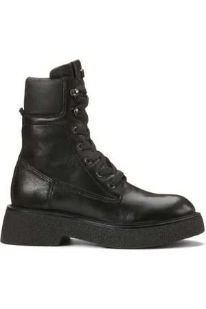 Mjus Stivaletti In Pelle Con Lacci Donna Taglie 40