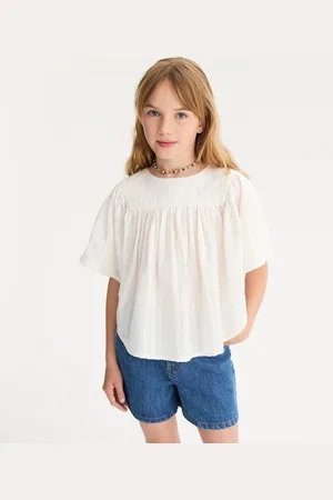 La Redoute Camicetta A Maniche Corte A Farfalla Bambina Taglie 4 anni - 102 cm