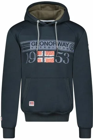 Geographical Norway Felpa Con Cappuccio Fastlife Uomo Taglie S
