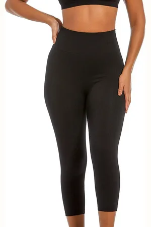 MAGIC Bodyfashion Leggings Senza Cuciture Lounge Cropped Donna Taglie S