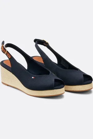 Tommy Hilfiger Sandali Con Zeppa Slingback Flag Donna Taglie 36