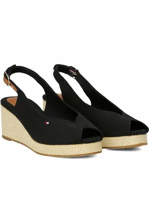 Tommy Hilfiger Sandali Con Zeppa Slingback Flag Donna Taglie 36