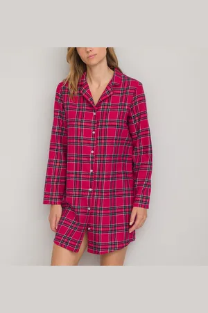 La Redoute Camicia Da Notte Forma Liquette A Quadri Donna Taglie 40 (IT) - 36 (FR)