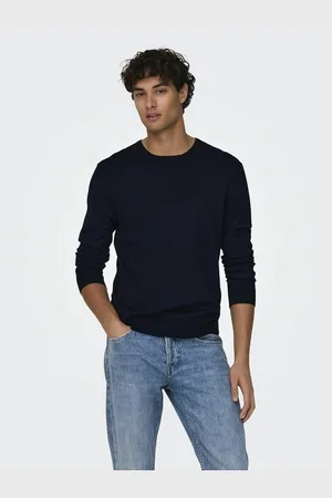 Only & Sons Maglione Dritto Girocollo Uomo Taglie L