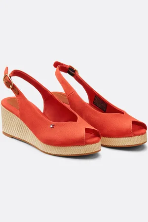 Tommy Hilfiger Sandali Con Zeppa Slingback Flag Donna Taglie 36