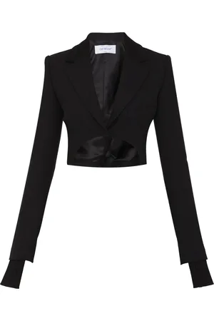 OFF-WHITE Giacca crop asimmetrica