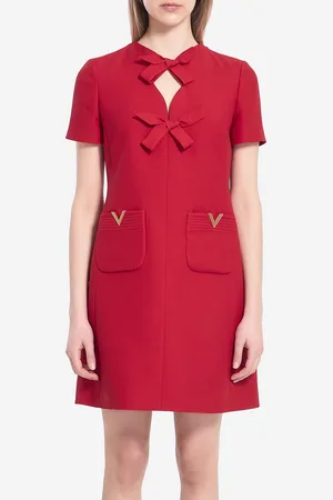 VALENTINO GARAVANI Abito corto in Crepe Couture