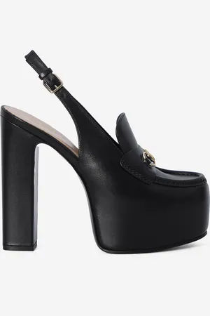 Gucci Mocassini slingback con plateau e Morsetto