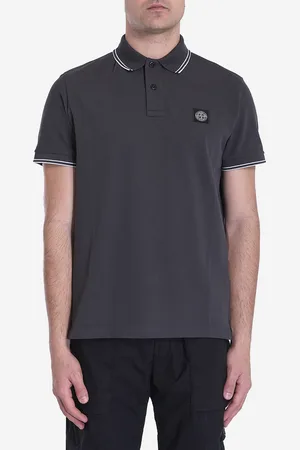 Stone Island Polo in cotone piquet