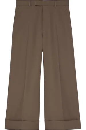 Gucci Pantaloni in gabardina texturizzata