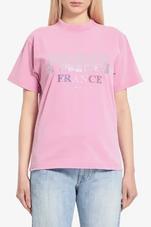 Balenciaga Tshirt Paris strass