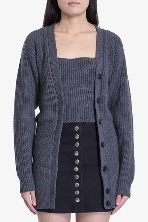 Alexander Wang Twinset con cardigan con dettagli integrati