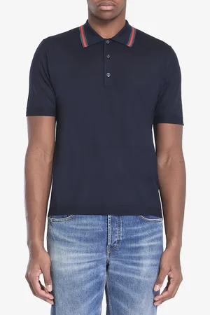 Gucci Polo con motivo Web