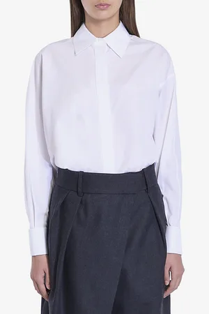Loewe Camicia drappeggiata in cotone