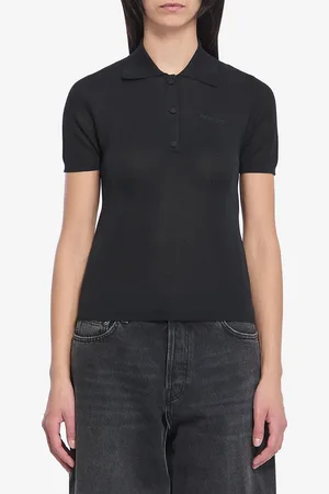 Moncler Polo con logo ricamato