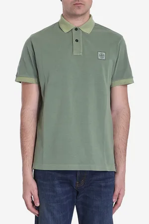 Stone Island Polo in cotone picquet