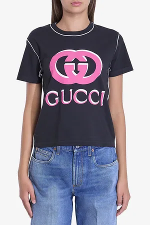 Gucci Tshirt con stampa Incrocio GG