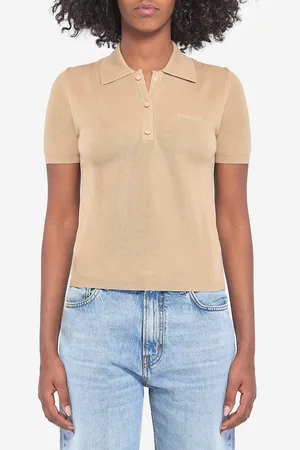 Moncler Polo con logo ricamato