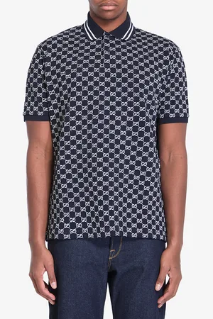 Gucci Polo in picquet GG jacquard