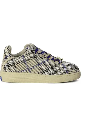 Burberry Sneakers Check Knit Box