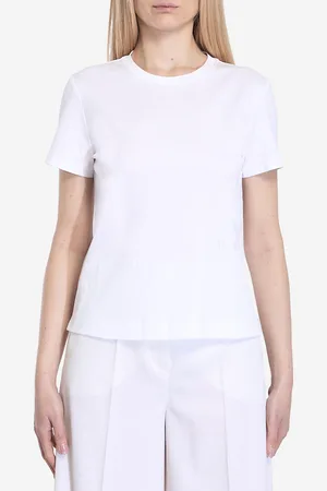 Max Mara Tshirt con logo ricamato