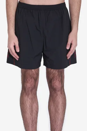 Balenciaga Bermuda con logo rosso