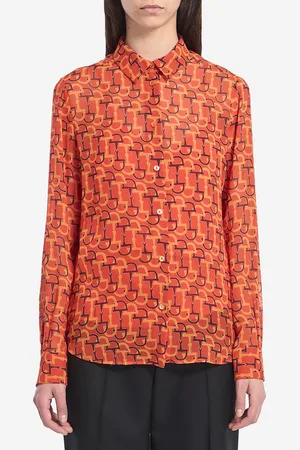 Gucci Blusa in seta stampata