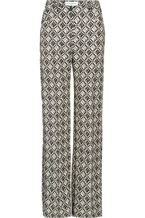 Marine Serre Pantaloni Moon Diamant
