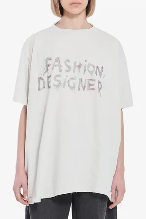 Balenciaga Tshirt in cotone distressed