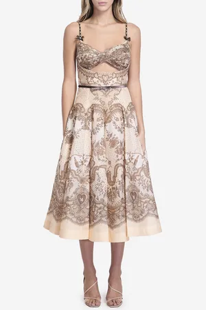 ZIMMERMANN Abito midi Crush Twist Front
