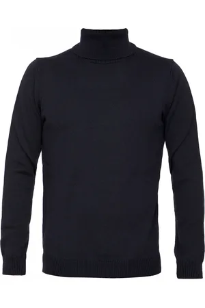 Roberto Collina Dolcevita in lana merino nera