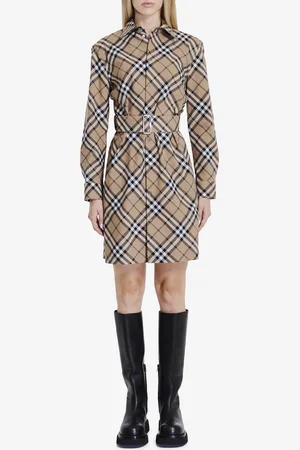 Burberry Abito chemisier Check