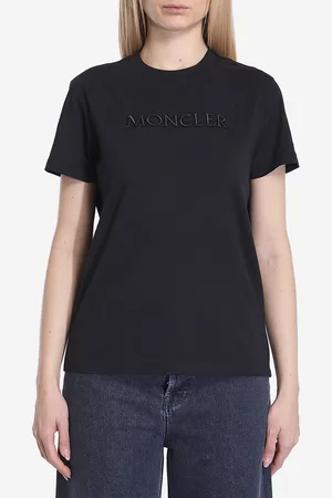 Moncler Tshirt con logo ricamato