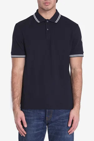 Moncler Polo con bordo a righine