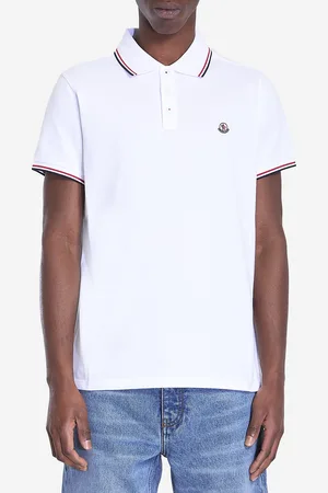 Moncler Polo in cotone con logo