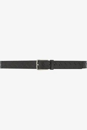 Bottega Veneta Cintura in pelle nera