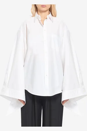 Balenciaga Blusa con polsini annodati