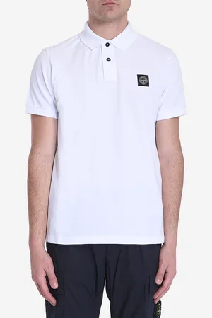 Stone Island Polo in cotone picquet