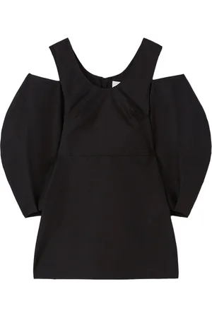 Jil Sander Top cutout in cotone