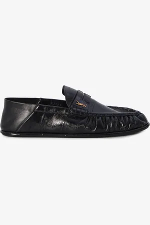 Saint Laurent Mocassini effetto arricciato