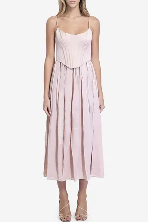 ZIMMERMANN Abito midi a corsetto
